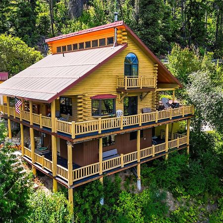 Log Cabin With Private Hot Tub On Wenatchee River! Leavenworth Exterior photo