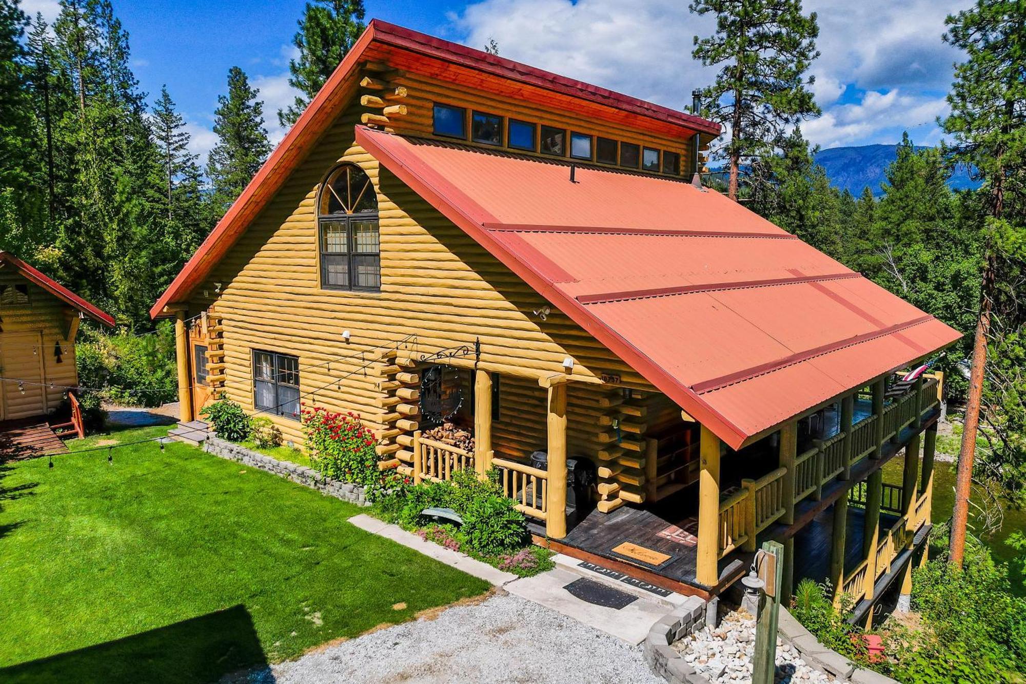 Log Cabin With Private Hot Tub On Wenatchee River! Leavenworth Exterior photo