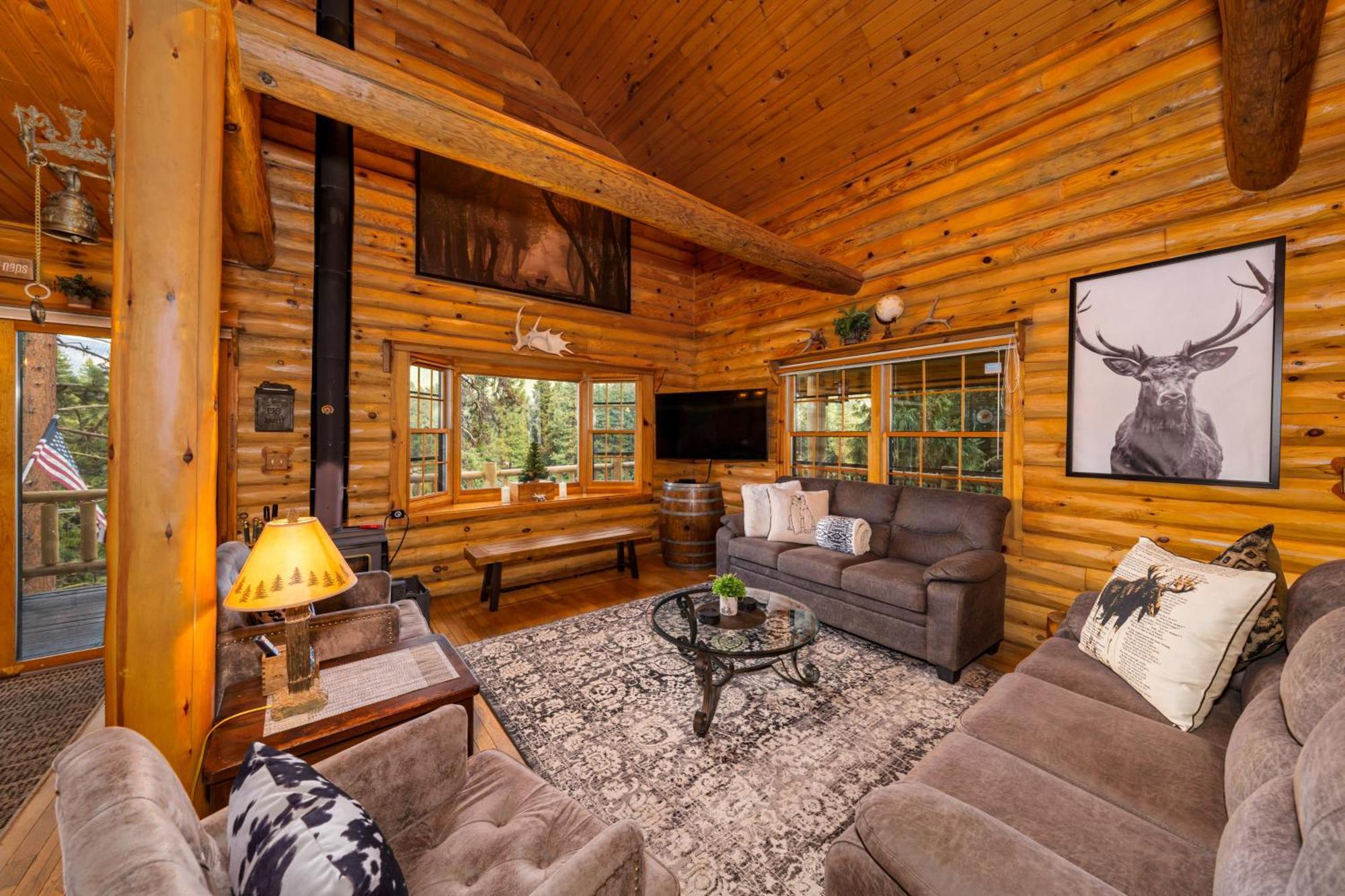 Log Cabin With Private Hot Tub On Wenatchee River! Leavenworth Exterior photo